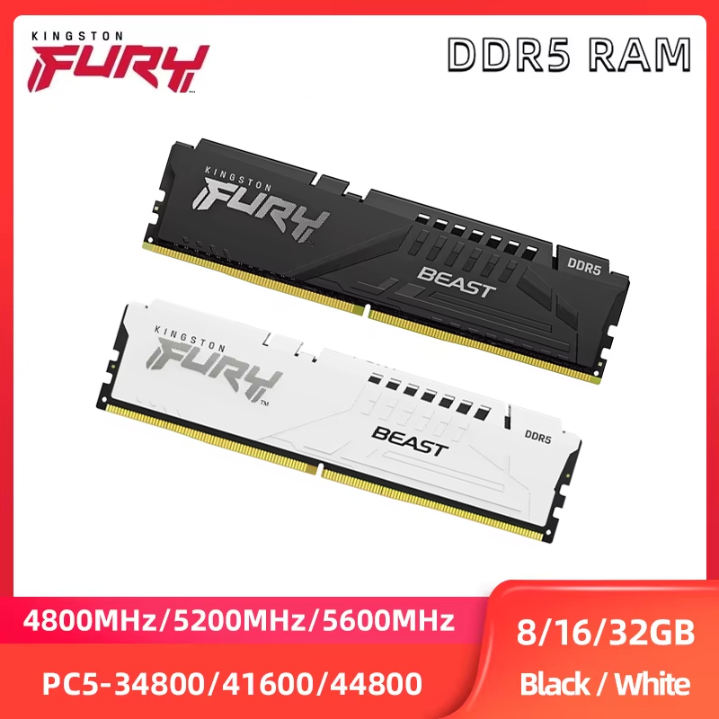 Ddr5 4800Mhz - 킹스턴 퓨리 비스트 DDR5 8GB, 16GB,