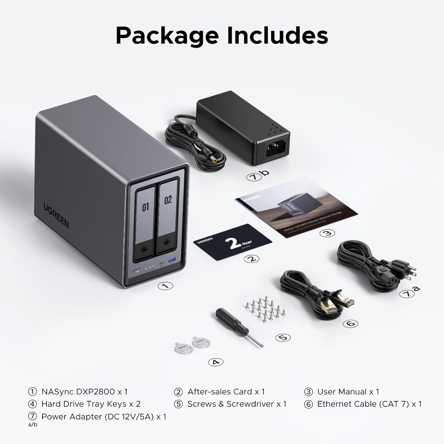 UGREEN NAS DXP2800 2베이 데스크탑 NA - Ddr5 8Gb 리뷰 및 가격