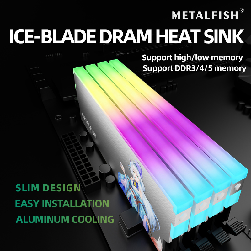 METALFISH DRAM 방열판 5V-3PIN ARG - Ddr5 Ram 리뷰 및 가격