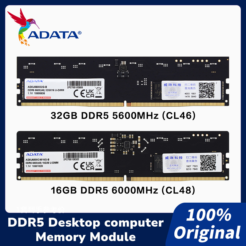 ADATA DDR5 U-DIMM 메모리 모듈 온다이 E - Ddr5 6000Mhz 리뷰 및 가격